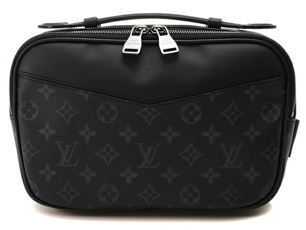 LOUIS VUITTON Eclipse Black Bum Bag Body Waist